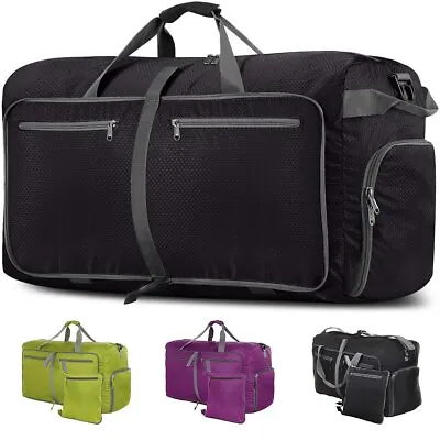 70L Large Travel Bag Duffle Bags Mens Travel Bag Gym Bag Waterproof Foldable Bag • $26.87