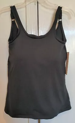 Mastectomy Camisole With Integrated Prosthetics Medium W C Cup New Black NWT • $125