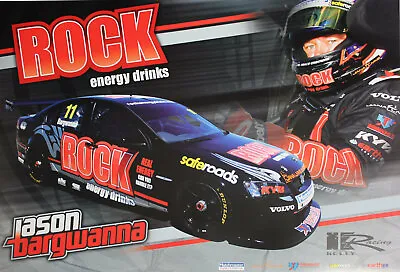 Holden Commodore VE Rock Energy Drink #11 Jason Bargwanna V8 Supercars Poster • $18