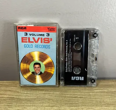 Elvis Presley - Elvis' Gold Records Vol. 3 - Cassette Tape - RCA 2765-4-R • $7.99