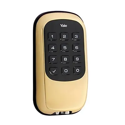 Yale YRD110ZW605 Real Living Key Free Push Button Deadbolt B1L W/ Z-Wave • $129.99