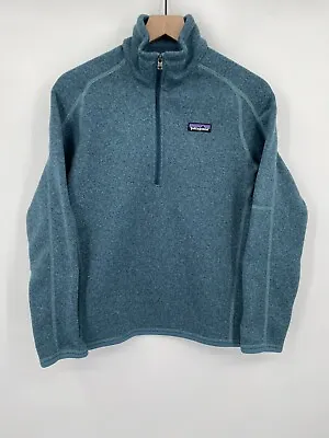 PATAGONIA Better Sweater Fleece 1/4 Zip Pullover Blue Men’s Size S Small • $47.99