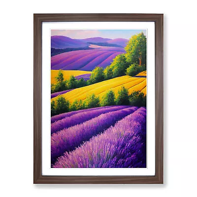 Lavender Field Vol.2 Wall Art Print Framed Canvas Picture Poster Decor • £24.95