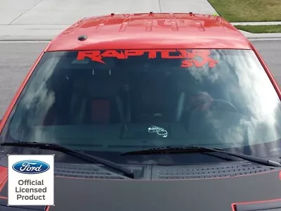 Ford Raptor F-150 Svt Windshield Banner Stickers Decals Window Graphics 2010-14 • $24.99