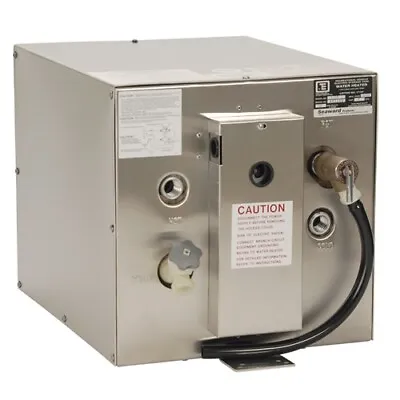 Whale Marine Seaward 6 Gallon Hot Water Heater W/Rear Heat Exchanger - Stainless • $624.85