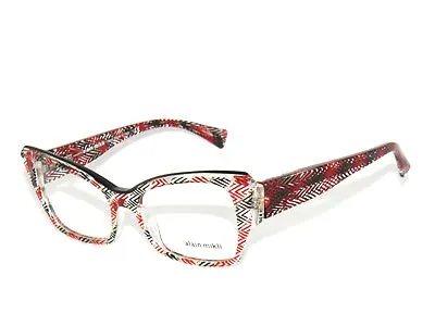 £88.40 • Buy Alain Mikli 3036 Red/black/crystal E001 Eyeglasses  Frame 52