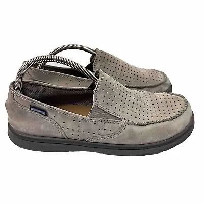 Patagonia Loafers Men's Maui Air Retro Khaki Perforated Leather Moc Casual 11.5 • $41.65