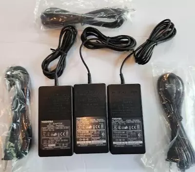 QTY 3 Genuine Toshiba PA2450U AC Power Adapter Charger Satellite Tecra Portege • $29.99