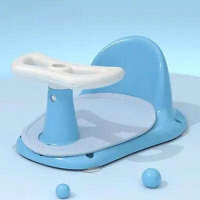 Suction Cups Seats Hot Tubs Infants Bath Seat Blue • £14.71