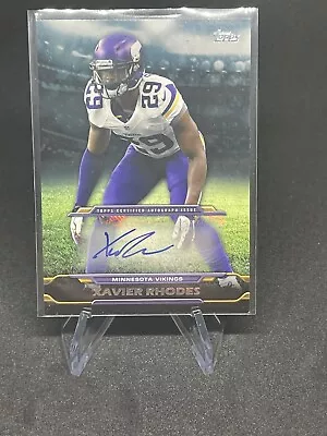 2014 Topps Autographs #TA-XR Xavier Rhodes Auto • $10