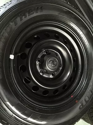 Toyota Hilux & Fortuner Black Steel Wheels/rims With Tyres - NEW 2015-2019 Model • $1450