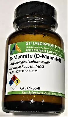 D-Mannite Bacteriological Culture Media Analytical Reagent (ACS) • $35.69