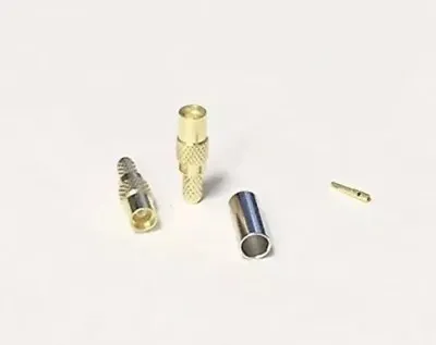 $13.98 • Buy 5X MCX Female Jack RF Coax Connector ST Crimp For RG316 RG174 Cable Goldplated