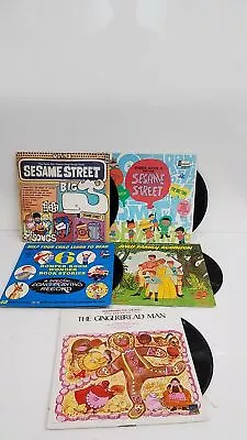 Children Vintage Records Lot Of 5 / Used/ Untested • $9.99