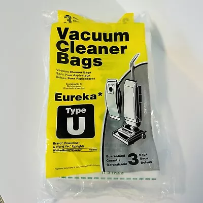 Eureka Type U Vacuum Cleaner Bags Vacmaster Pack Of 2 • $7.50