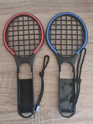 Nintendo Switch Tennis Racquets Joy-Con ControllerMario Tennis Aces Blue&Red • $17