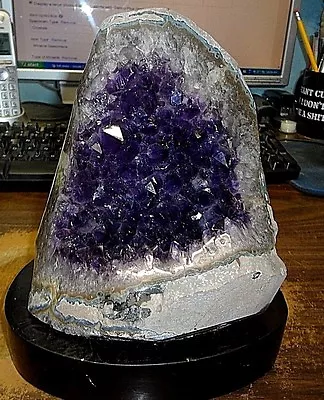 $222.07 • Buy Large  Amethyst Crystal Cluster  Cathedral Geode From Uruguay W/ Polish