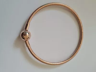 $70.22 • Buy Pandora Authentic Rose Gold Moments Bracelet 19cm 
