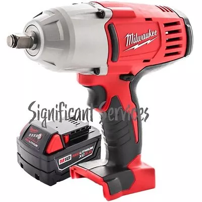 Milwaukee M18 2663-20 18V Cordless 1/2  High Torque Impact Wrench 5.0 Ah Battery • $184.52