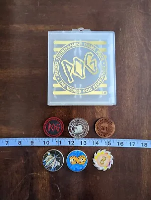 VINTAGE POGS CASE - World Pog Federation Micro Tournament Game Pack Slammers Saw • $20