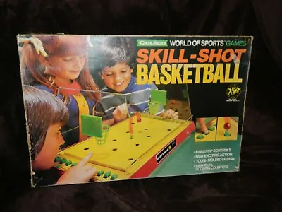 Vintage 1972 Coleco World Of Sports Skill-Shot Basketball Board Game *READ* • $9.99