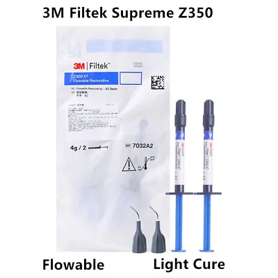 3M ESPE Filtek Z350 Supreme Flow Dental Flowable Composite Resin A1 A2 A3 Tips • $14.98