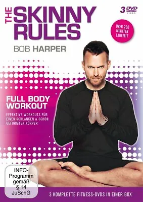 £12.43 • Buy Bob Harper: The Skinny Rules - Full Body Workout [3 DVDs/NEW/ORIGINAL PACKAGING] 