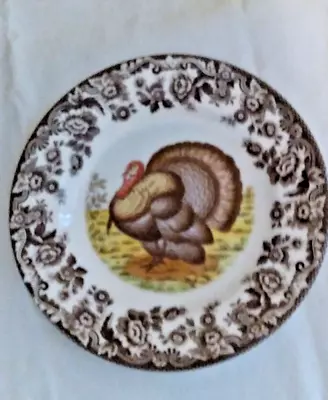 Spode Woodland Salad Plate 8 Inch (Turkey) Brand New • $31.99