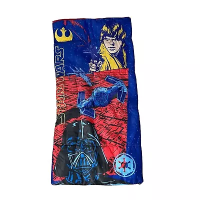 Vintage Star Wars 1997 Darth Vader Children’s Child Sleeping Bag Size 56” X 26” • $19.95