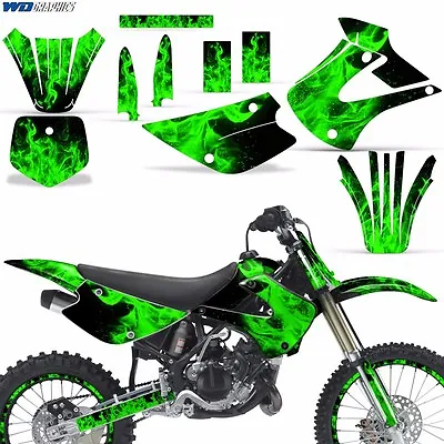 Graphic Kit Kawasaki KX 85/100 Dirt Bike MX Motocross KX85 KX100 2001-2013 ICE G • $102.46