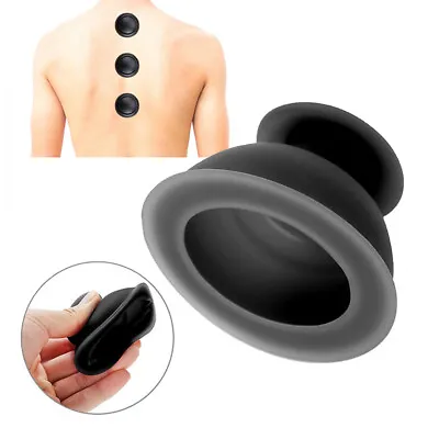 Vacuum Cans Anti Cellulite Suction Cups Silicone Vacuum Cupping Cup Body Mass_-_ • $8.27