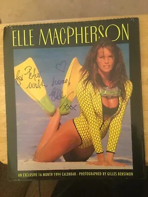 Signed 1994 Elle Macpherson Swimsuit Calendar • $75