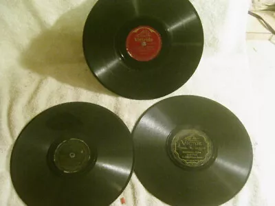 Lot Of 3 Vintage 78rpm Victor/Victrola Recordswith Sleeves • $6.99