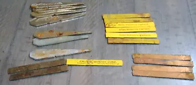 20 Pieces 6 Different Co. Mortar String Line Pin Tool Gauge Vtg. Masonry • $35