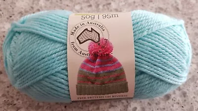 Cleckheaton Country #2380 Pure Blue 100% Pure New Wool 8 Ply • $5.50