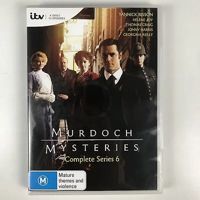 Murdoch Mysteries - Series Six 6 Season DVD Region 4 • $6.08