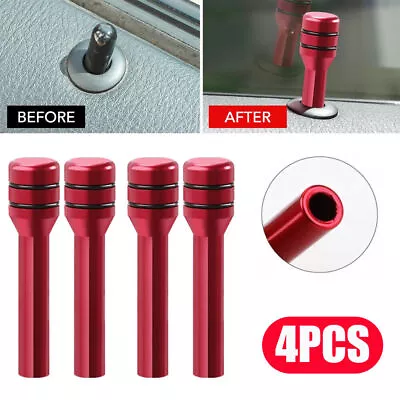 4Pcs Universal Truck Car Parts Door Panel Locking Lock Knob Pull Pins Cover Kit • $9.35