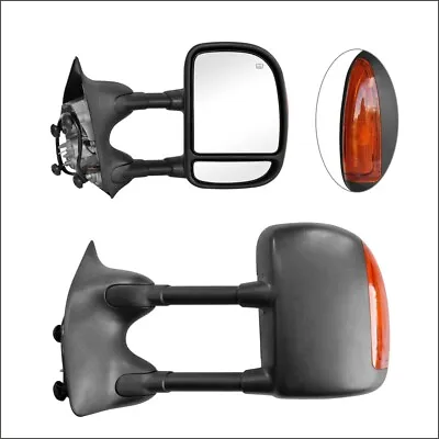 Towing Mirrors For 99-07 F250-F550 Super Duty 01-05 Excursion Pickup Truck Pair • $122.57