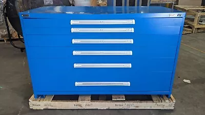 VIDMAR Modular Steel Storage Cab 60 X 27 X 37 High 440 Lb Cap 6 Drawer Damaged • $3233.51