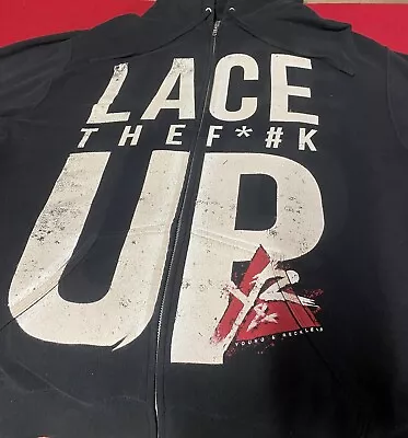 Rare Machine Gun Kelly/ MGK X Young And Reckless Vintage “Lace Up” Hoodie 2XL • $300