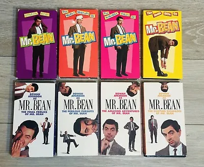 Mr. Bean VHS Tape Lot Of 8 Unseen Bean Merry Mishaps Best Bits Terrible Tales • $15.49