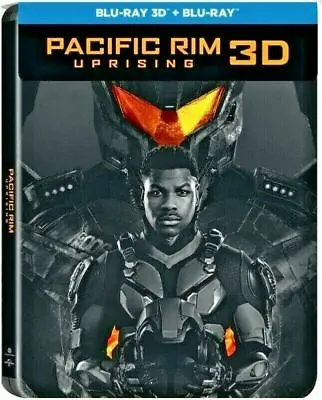 Pacific Rim: Uprising (2018) 3D & 2D - Limited SteelBook Blu-ray: Region Free • $34