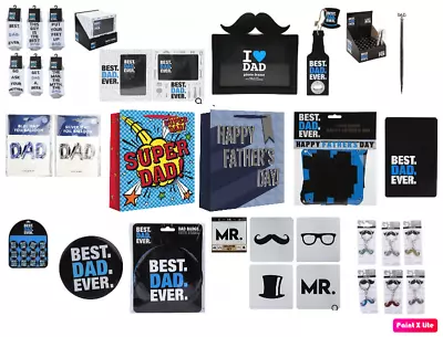 £3.25 • Buy Fathers Days Items - Gift Dad Card Balloon Present Socks Bag Best Badge Birthday