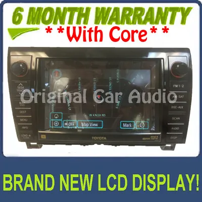 Reman 2007 -2009 Toyota Sequoia Tundra OEM JBL Navigation Radio CD Player E7013 • $582.30