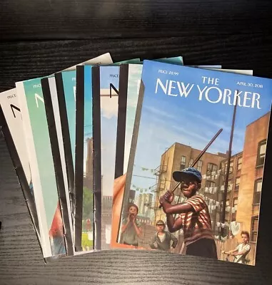 Kadir Nelson Magazine Cover Art The New Yorker Lot Of 8 Full Weekly Editions • $13.77