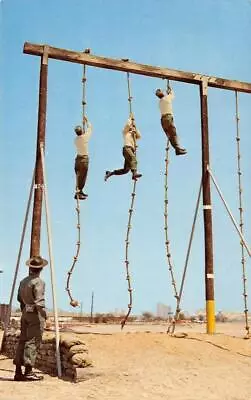 San Diego CA Marine Corps Recruit Depot Climbing Rope Military Vintage Postcard • $12.99