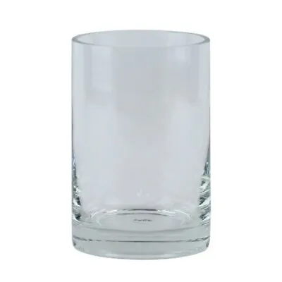 £8 • Buy Vase Cylinder Circula, 15cm X 10cm Vase, Clear Glass Vase, APAC Packaging,