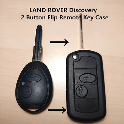 LAND ROVER Discovery  2 Button Flip Remote Key Case Shell • $17.99