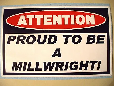 Funny Millwright Tool Box Machine Plumb Bob Scribe Ratchet Sticker Decal Pr 368 • $2.99