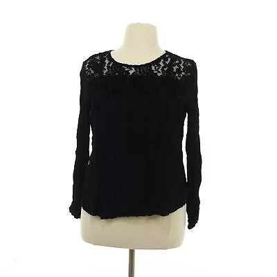 Maurices Women's Black Floral Lace Blouse Top - Size XL • $15.15